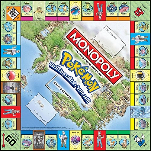 Pokemon Monopoly: Kanto Edition