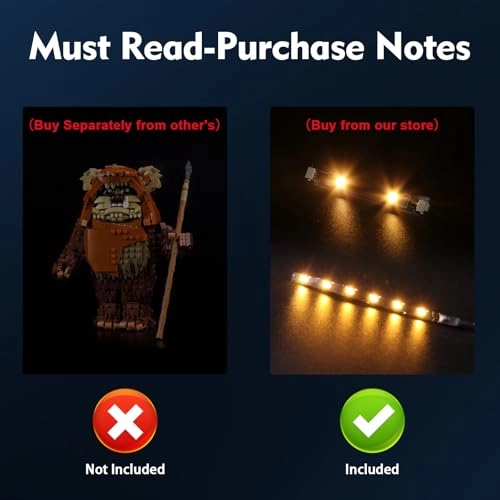 LED Light Set - Compatible with 75430 Wicket the Ewok USB/Battery Powered