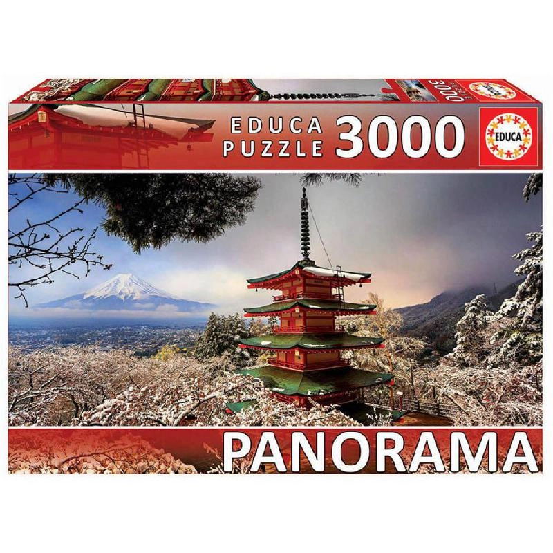 Educa Mount Fuji and Chureito Pagoda Puzzle (3000) - 3000 pcs