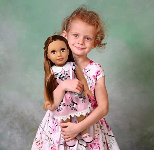 Poseable Fashion Doll - 18 inch Caucasian brown hair Ages 3+