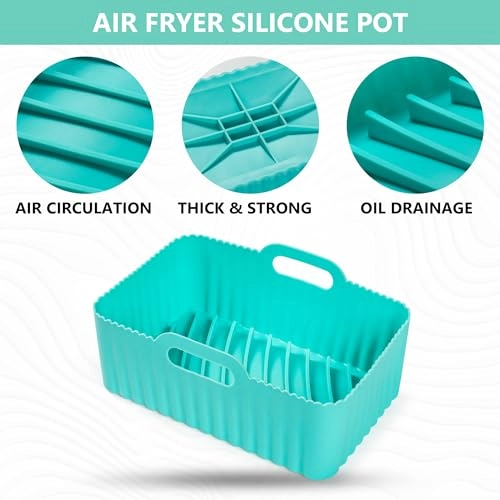 Airfryer Silicone Liners - Silicone 2 Pack
