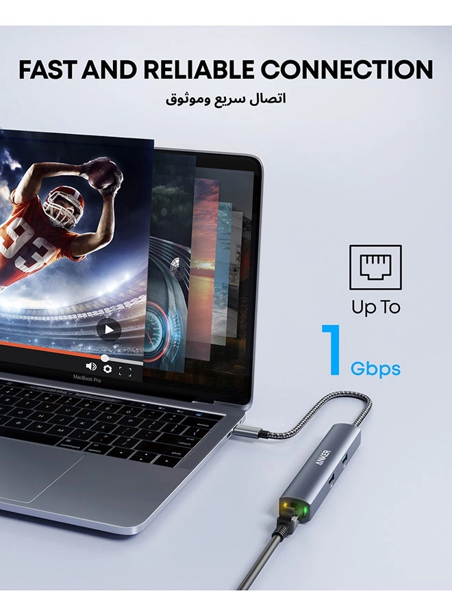 PowerExpand 6-in-1 - 65W Power Delivery 4K HDMI 1Gbps Ethernet