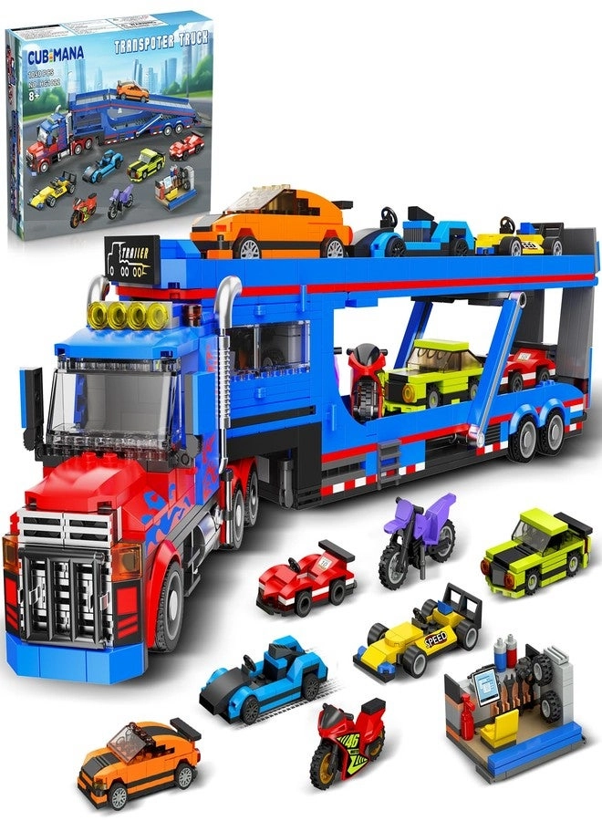 City Car Transporter Truck - 1041 pcs