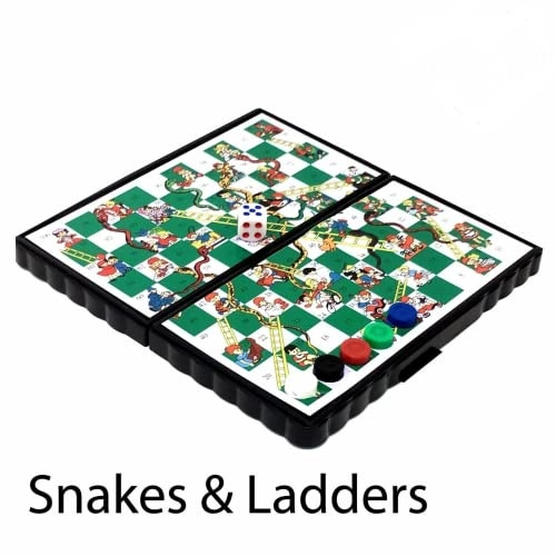 Chess + Draughts + Ludo + Snakes and Ladders