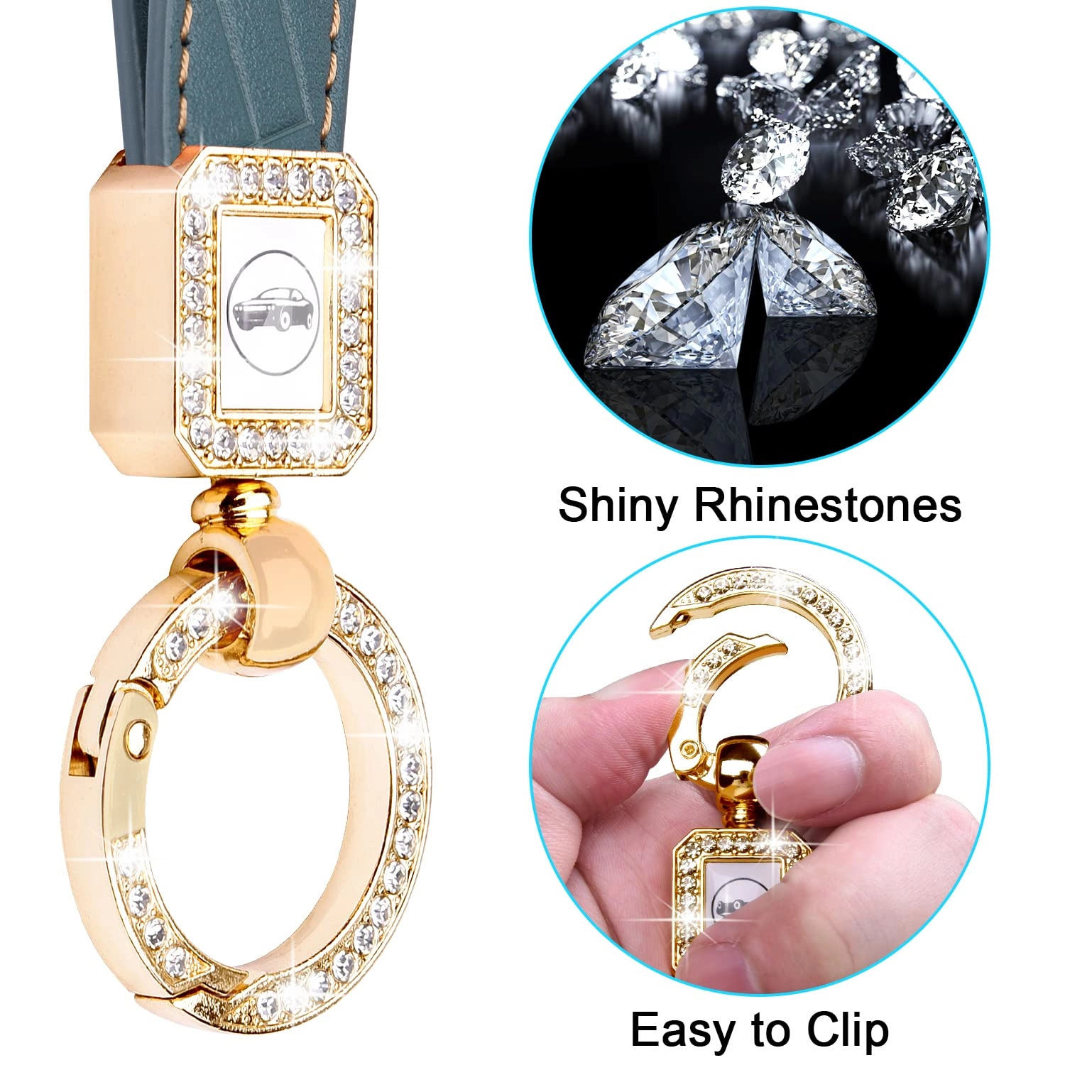 Bling Car Keychain - Car