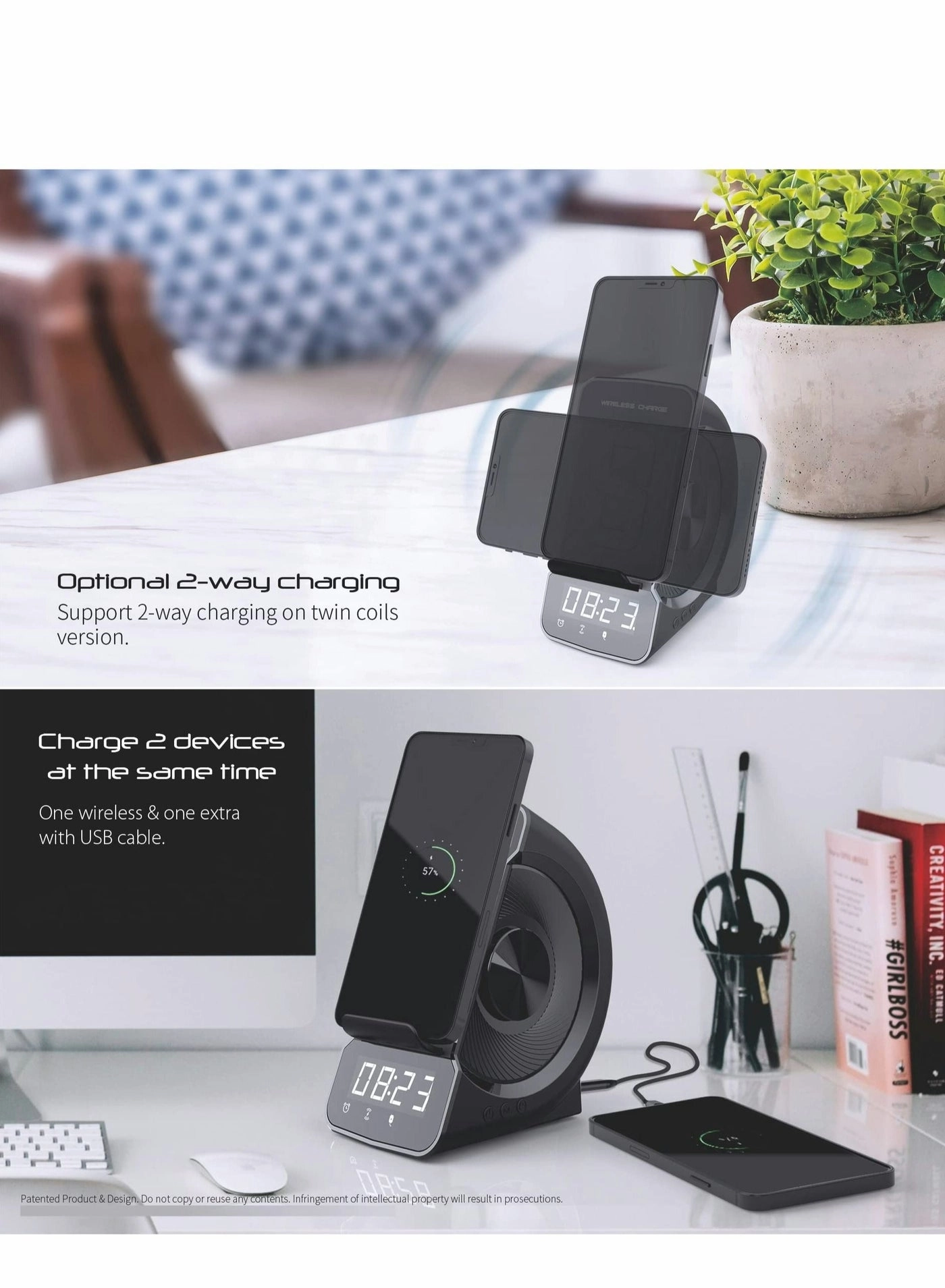 Cell Phone Stand with Bluetooth Speaker