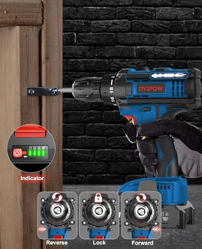 Cordless Drill Driver - 2000 Milliamp Hours