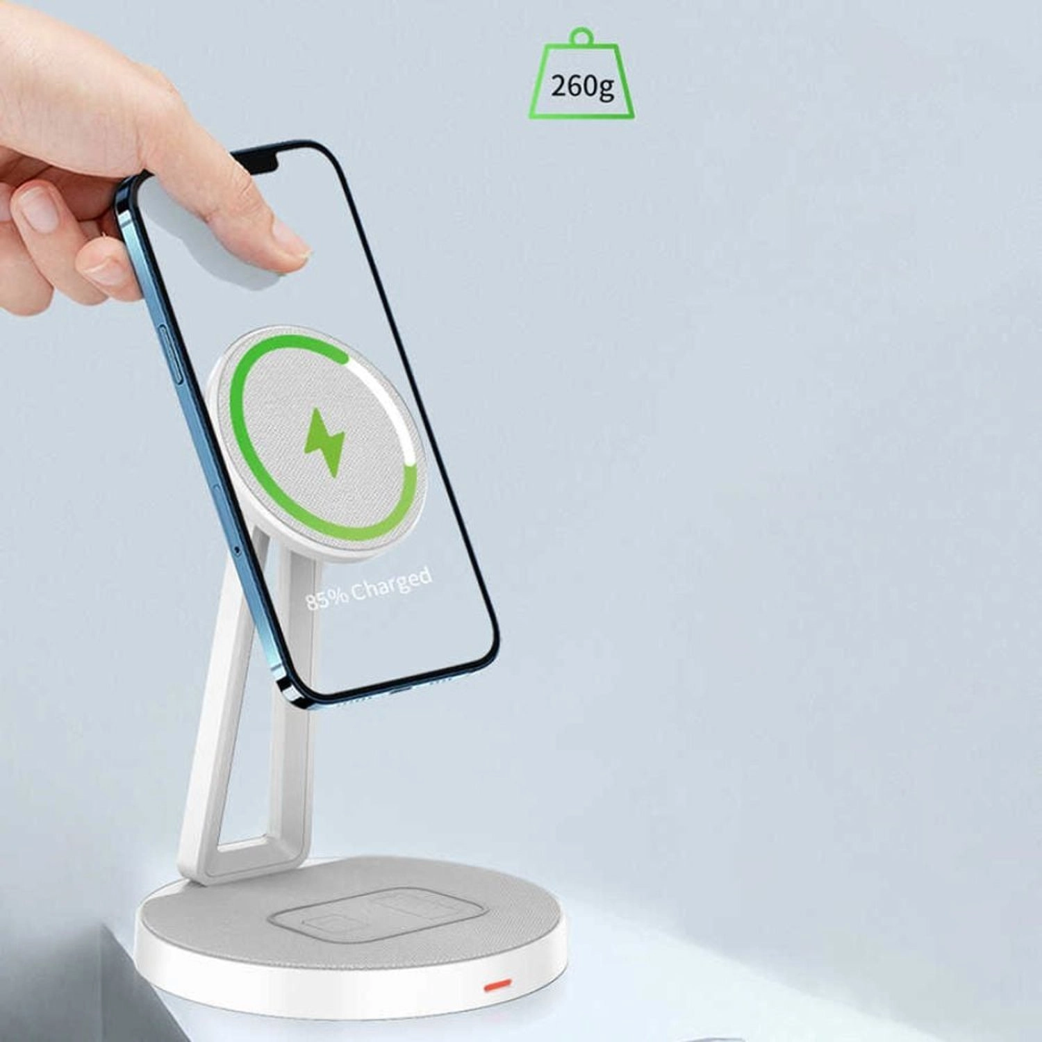 2 in 1 Wireless Charging Station - Android, Apple and AirPods