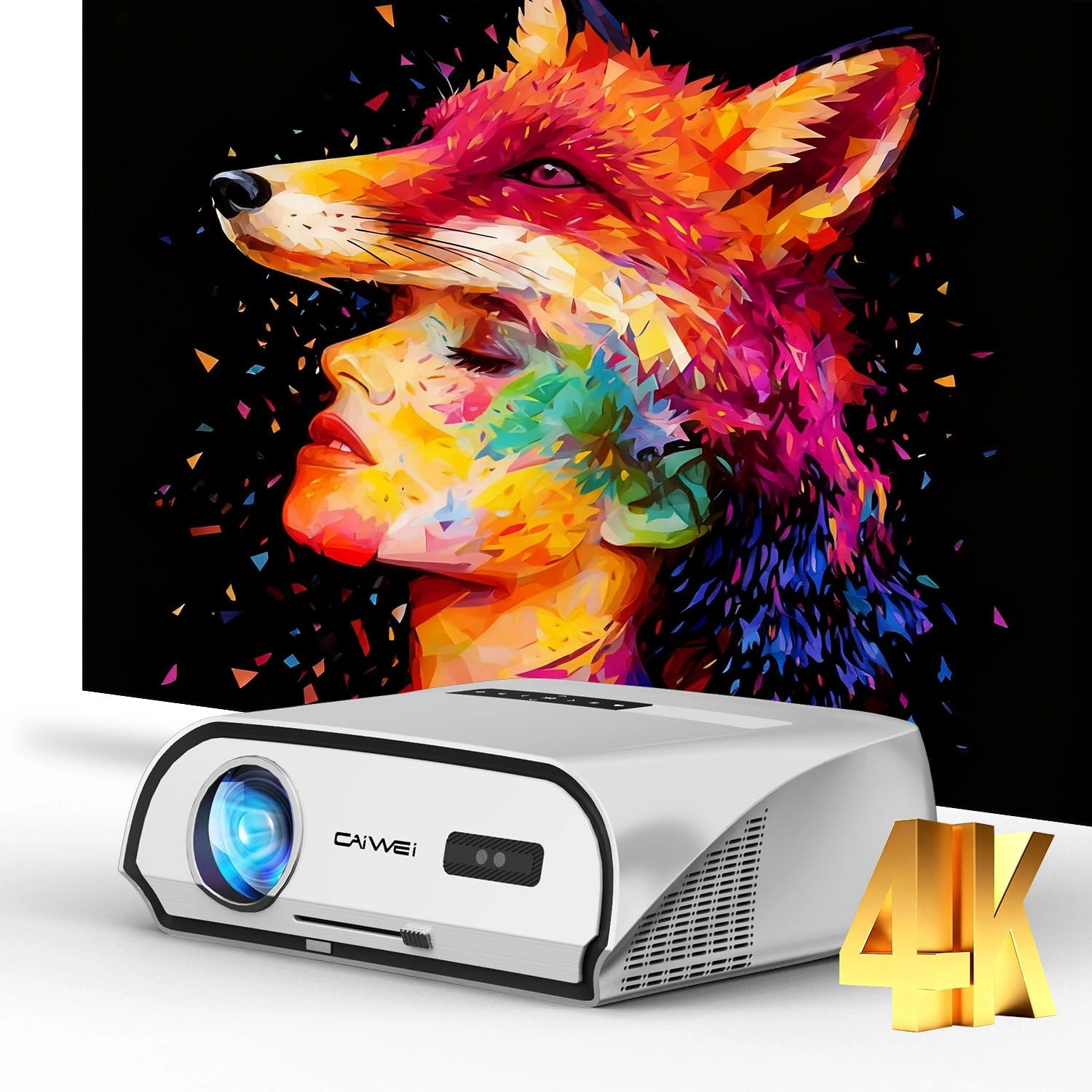 Google TV Projector - 1900 ANSI Lumens 3840 x 2160