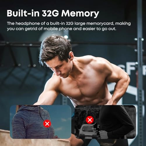 Bone Conduction Headphones Wireless Headphone