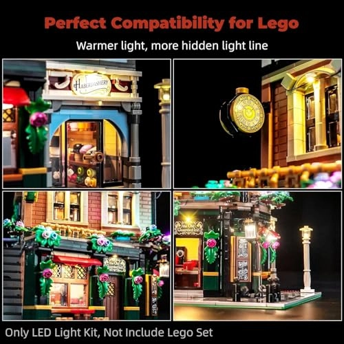 Light Kit - LED Compatible with Lego 10350 USB Orange