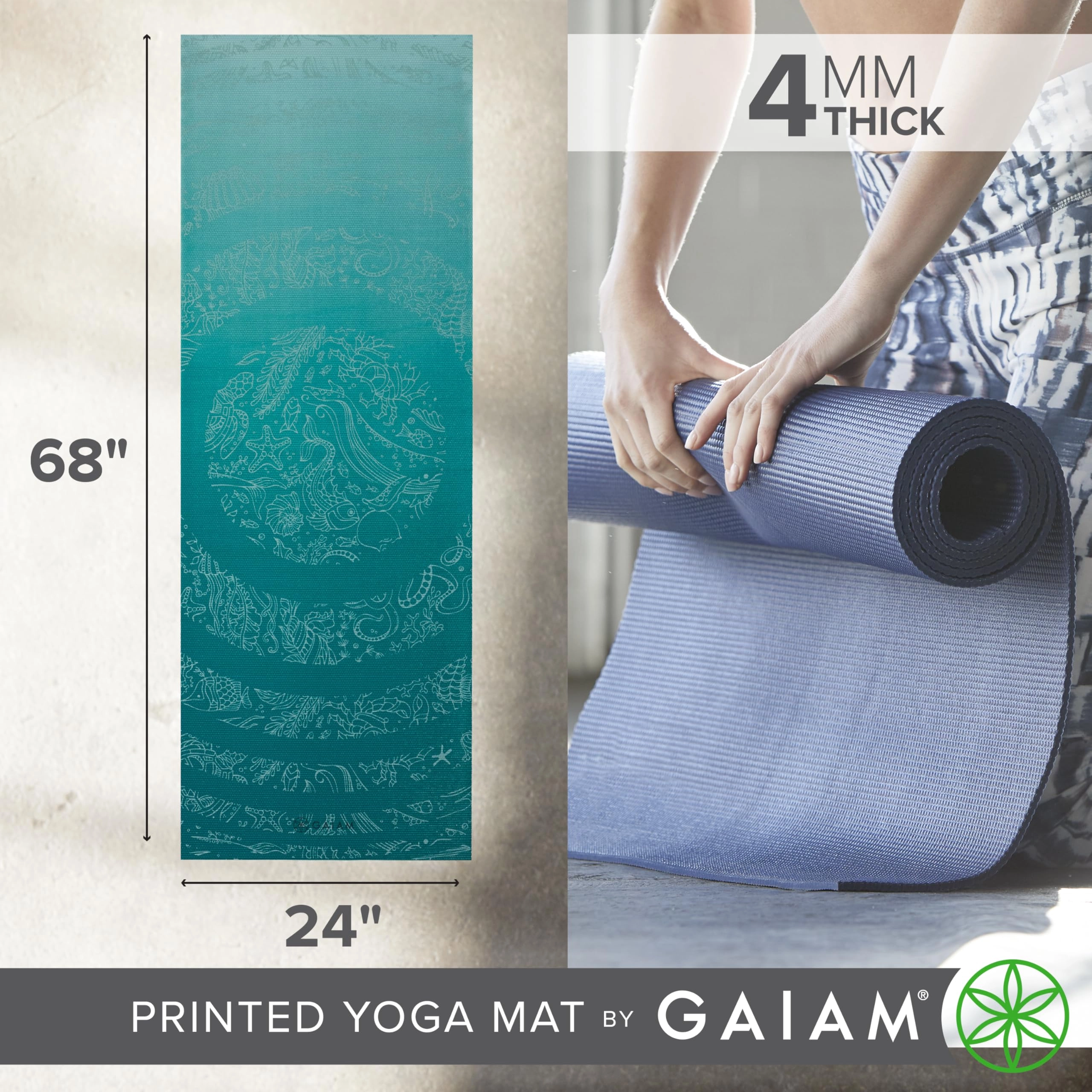 Print Yoga Mat - Other 4mm