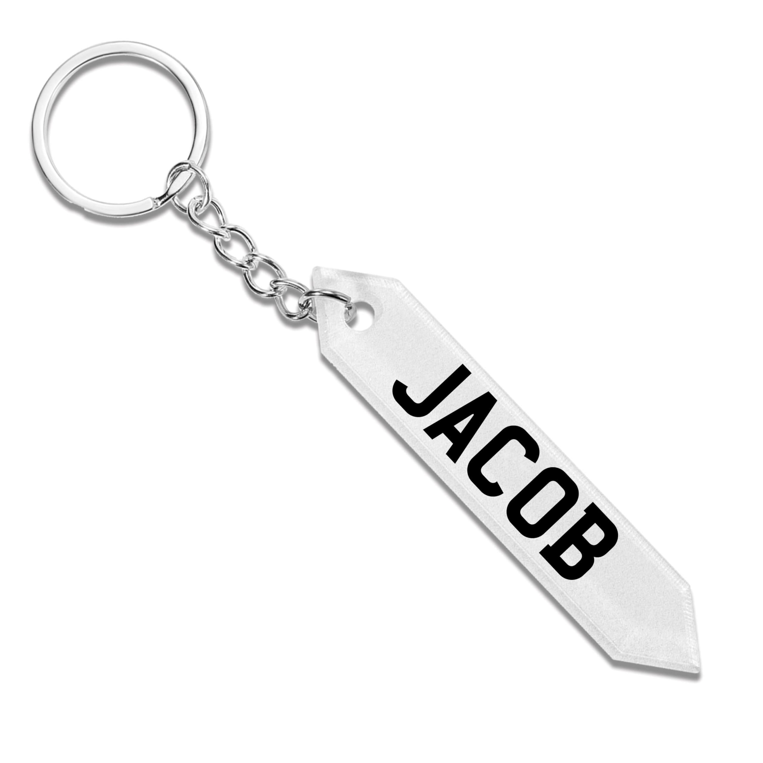 Number Plate Keyring - Number