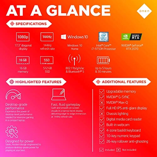 17-cb0080nr - 17.3'' 512GB 16GB i7-9750H