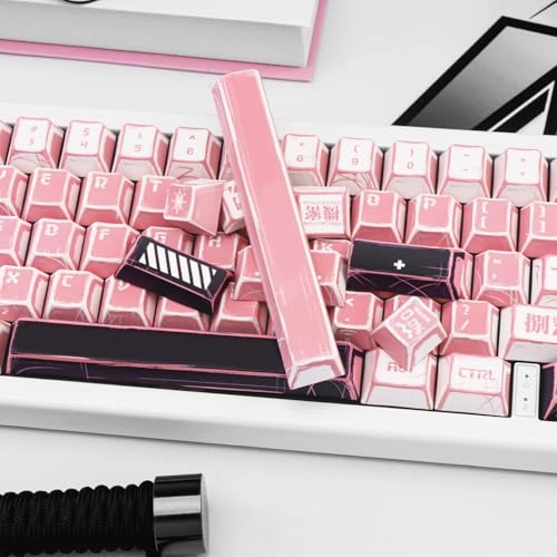 Manga Style PBT Keycaps Set - keyboard