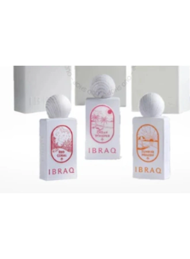 Ocean Whisper - Eau de Parfum 10ml + Sunrise melody - Eau de Parfum 10ml + Red Coral - Eau de Parfum