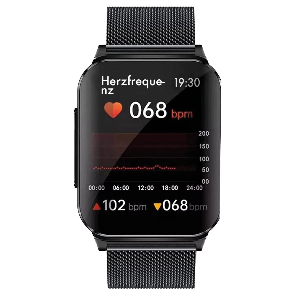 Knauermann Pro 2 Plus - Health Watch Smartwatch OSRAM Sensors Chest ECG