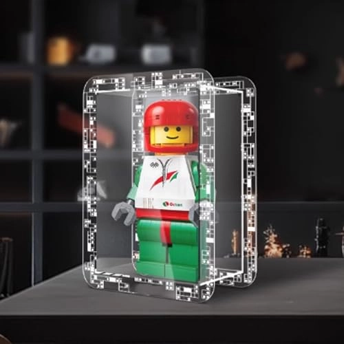 Acrylic Display Box - 2mm Transparent Dust Box for LEGO 40819 People Model