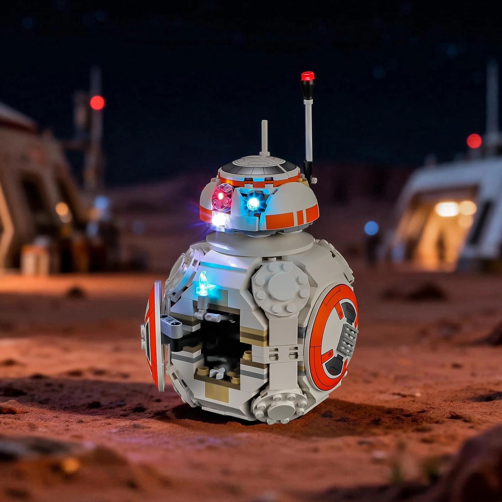 BRIKSMAX LED Lighting for Astromech Droid BB-8 - Compatible with 75452 Premium Decorative Light