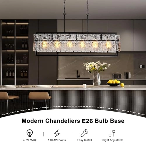 Large Rectangular Chandeliers