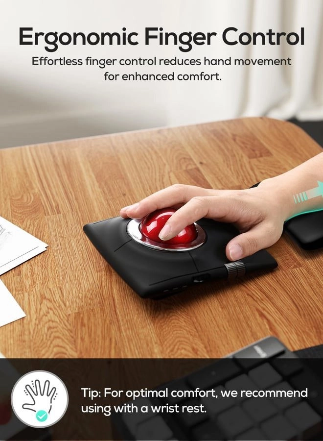 M512 Trackball Mouse - Bluetooth & 2.4GHz
