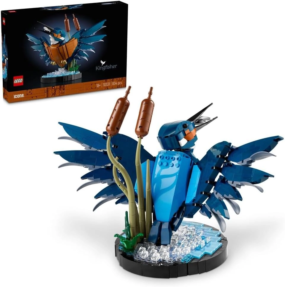 LEGO Kingfisher Bird (10331) - Model Building Kit for Adults