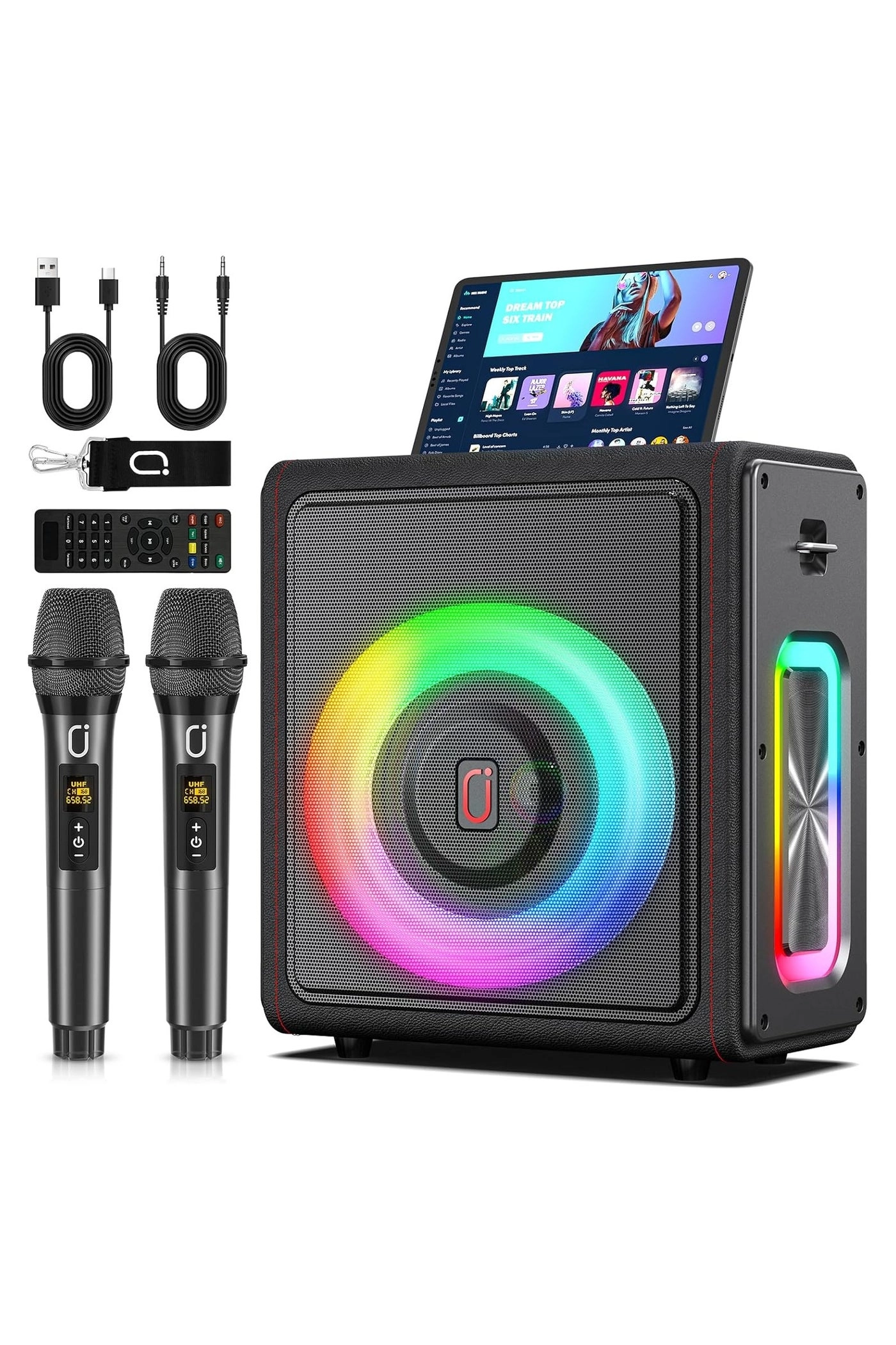 Karaoke machine - 2 wireless microphone