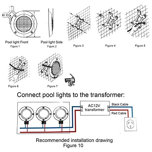 Underwater Light - Approx.180cm/70.9in 120 degrees