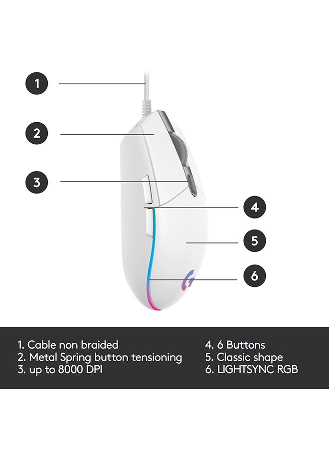 G203 HERO LightSync - USB