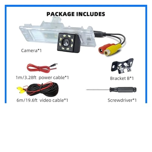 Car Rear View Camera - 8 LED Night Vision 648*480
