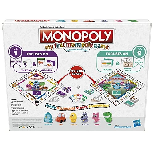 My First Monopoly - 2-Sided Gameboard