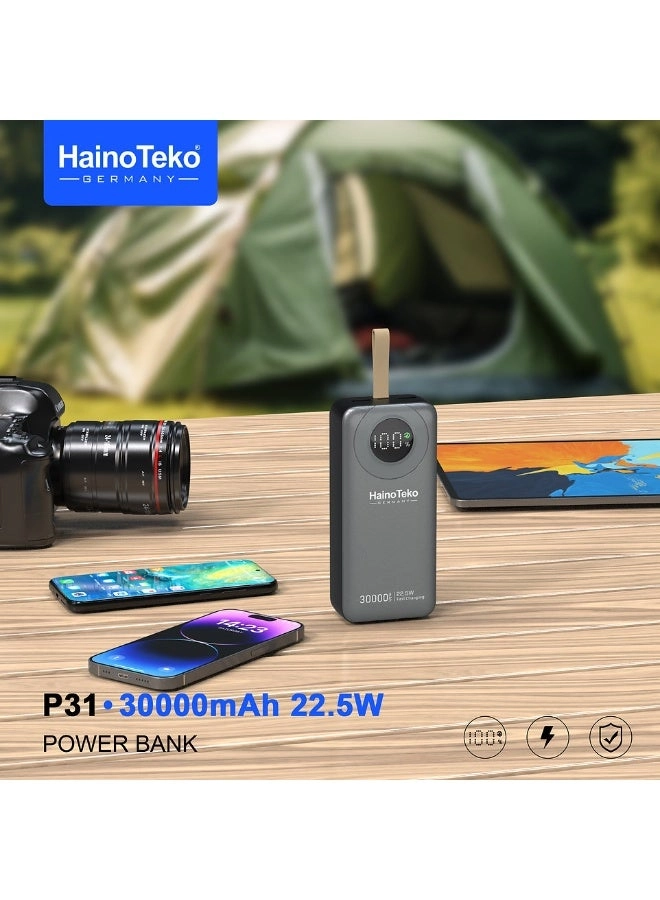 P31 - 30000mAh 22.5W Fast Charging