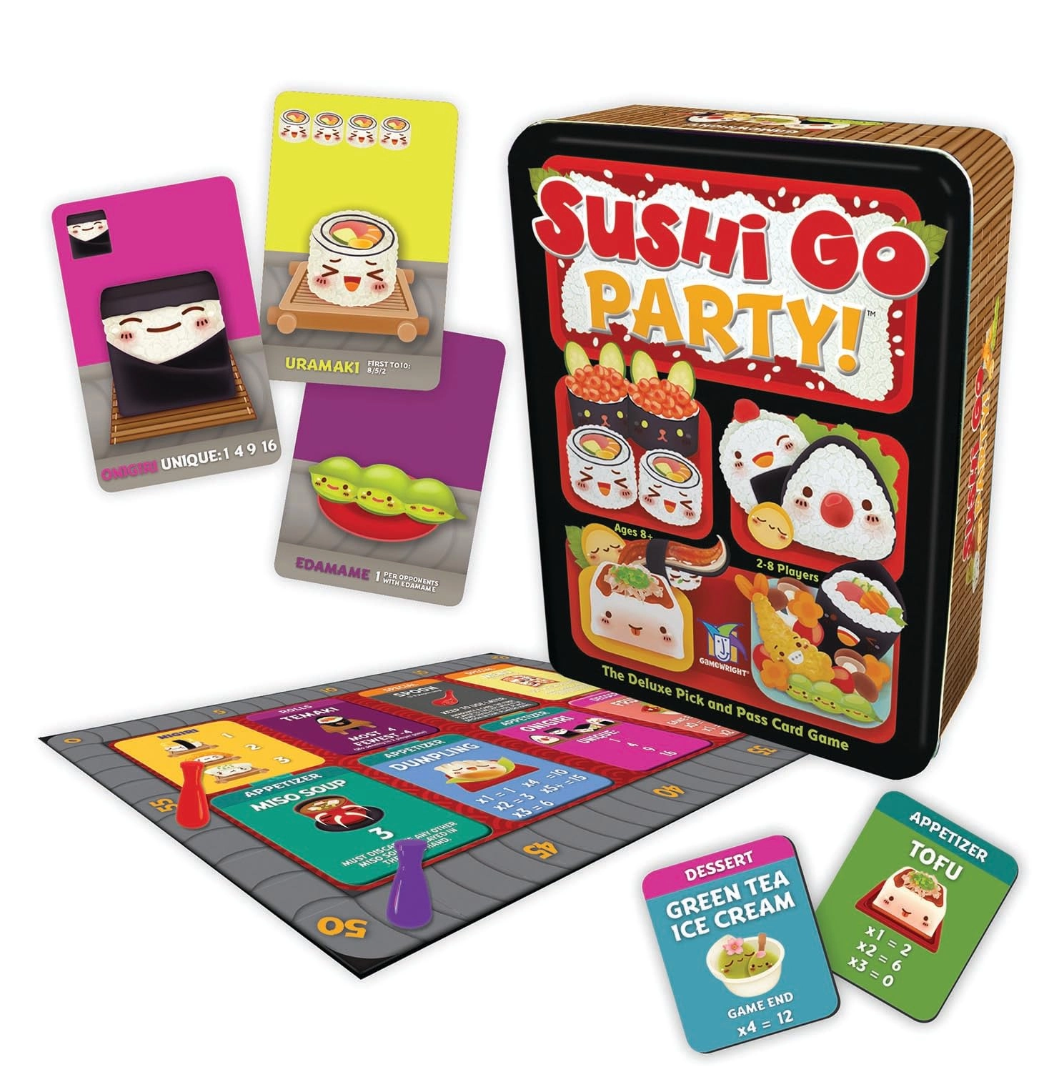 Sushi Go Party: The Deluxe - Card Game