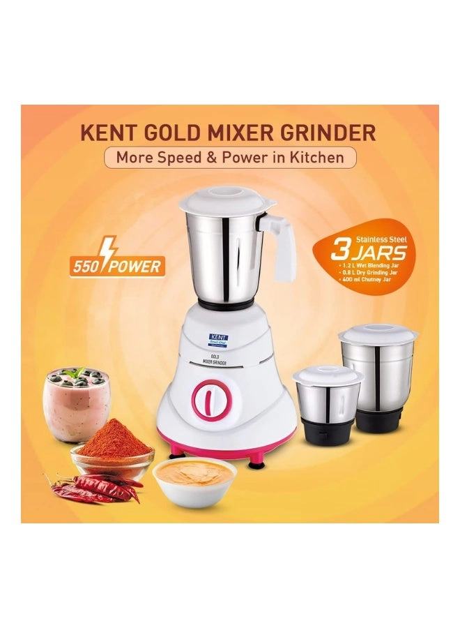 Gold Mixer Grinder - 1.5 L 550 W