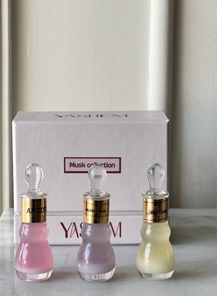 yashem Latifa Musk + Baby Musk + Alonootha Musk Eau de Parfum