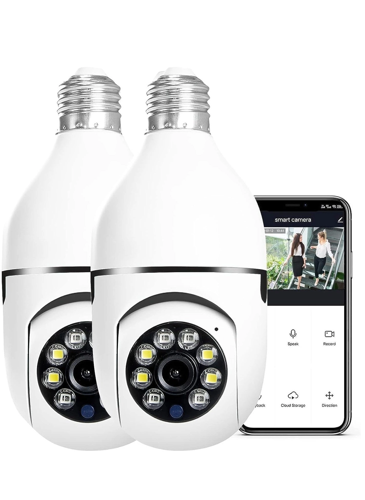 Beauenty Light Bulb Security Camera 1080P