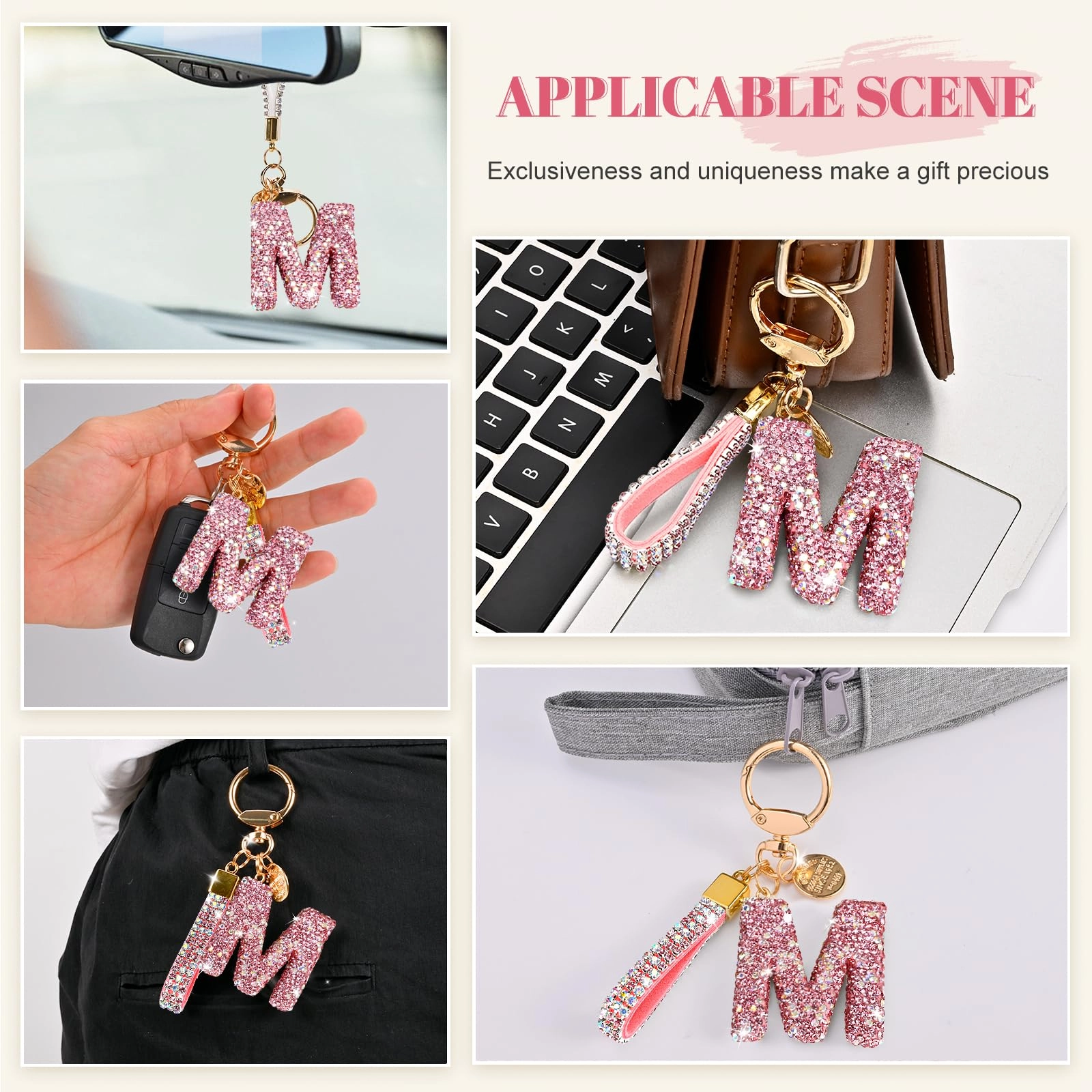 Initial Letter Keychain