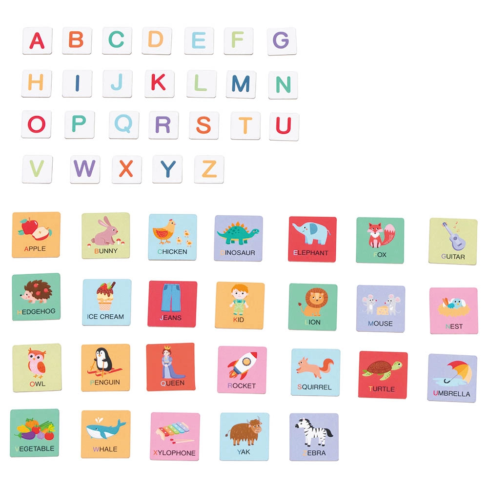 Magnetic Alphabet Puzzle - Suitable for 36 months & above 128pcs