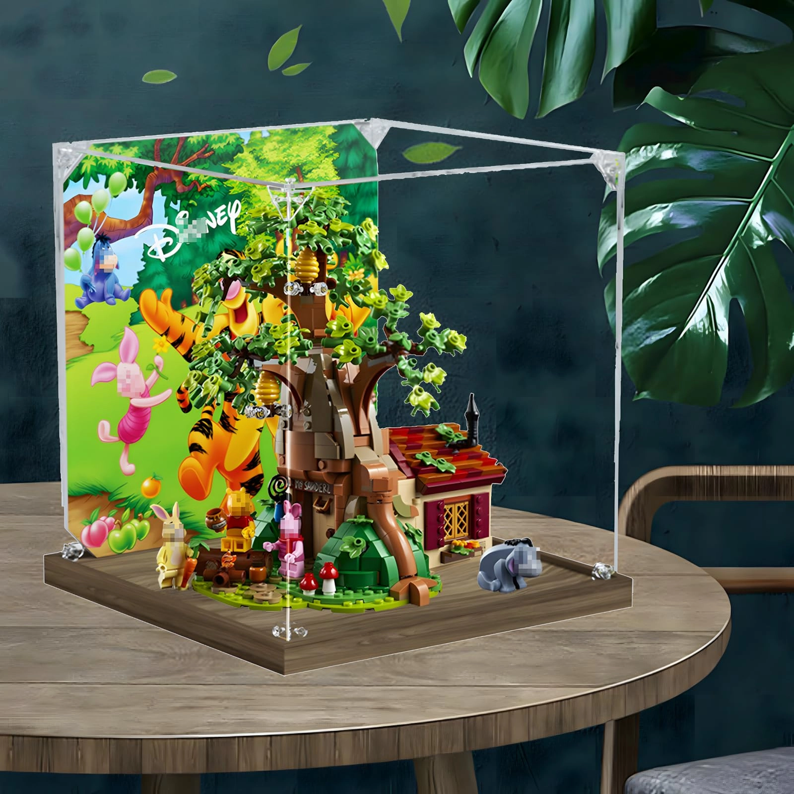 SUNHON Figures Display Box - 26x26x30cm Acrylic Dustproof Transparent