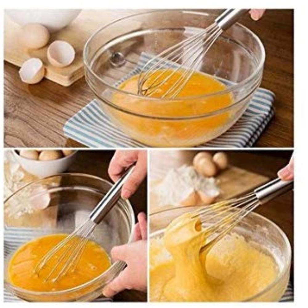 Hand Blender Mixer - Stainless Steel Froth Whisker