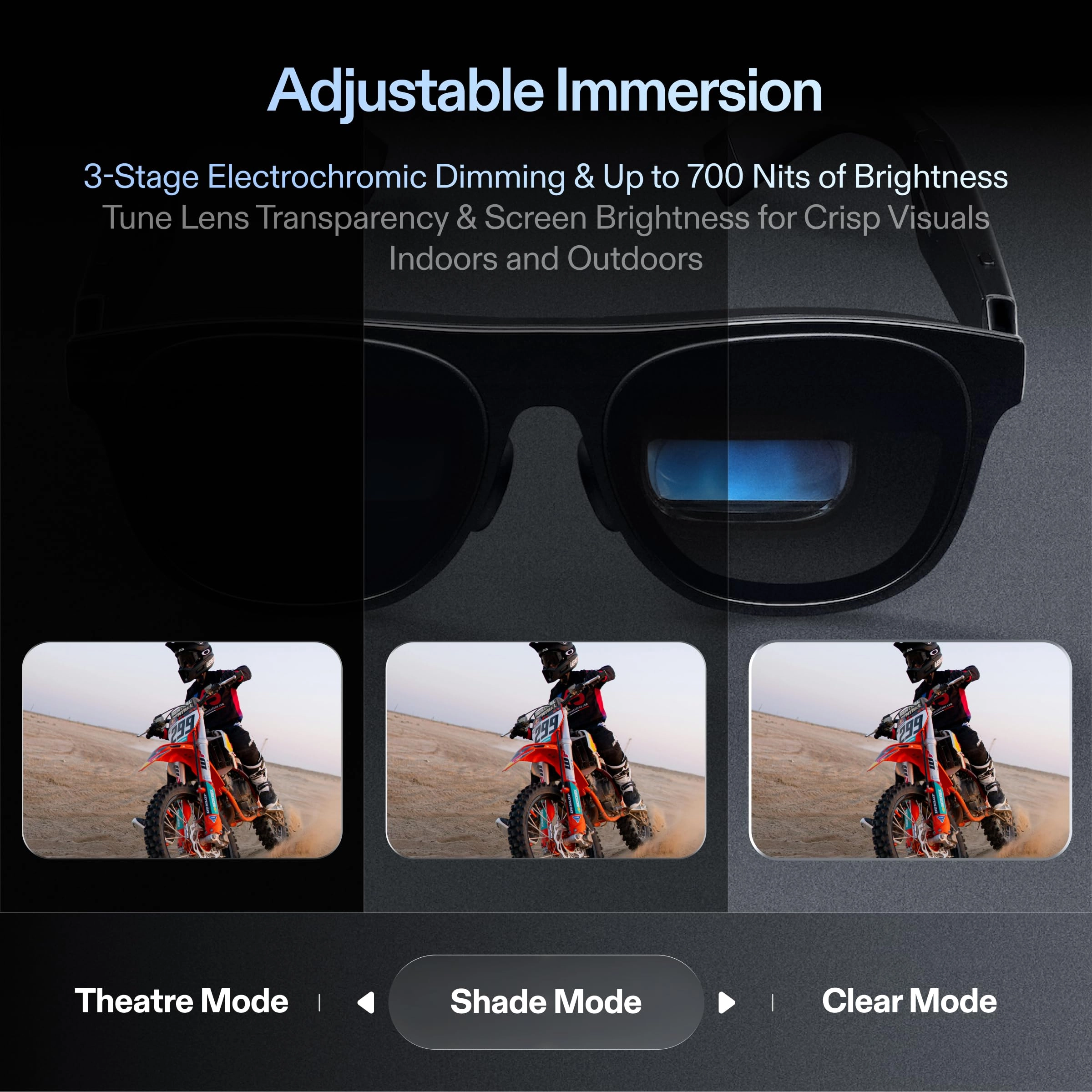 One Pro - X1 Chip 3 DoF 171" 57 FOV 120Hz