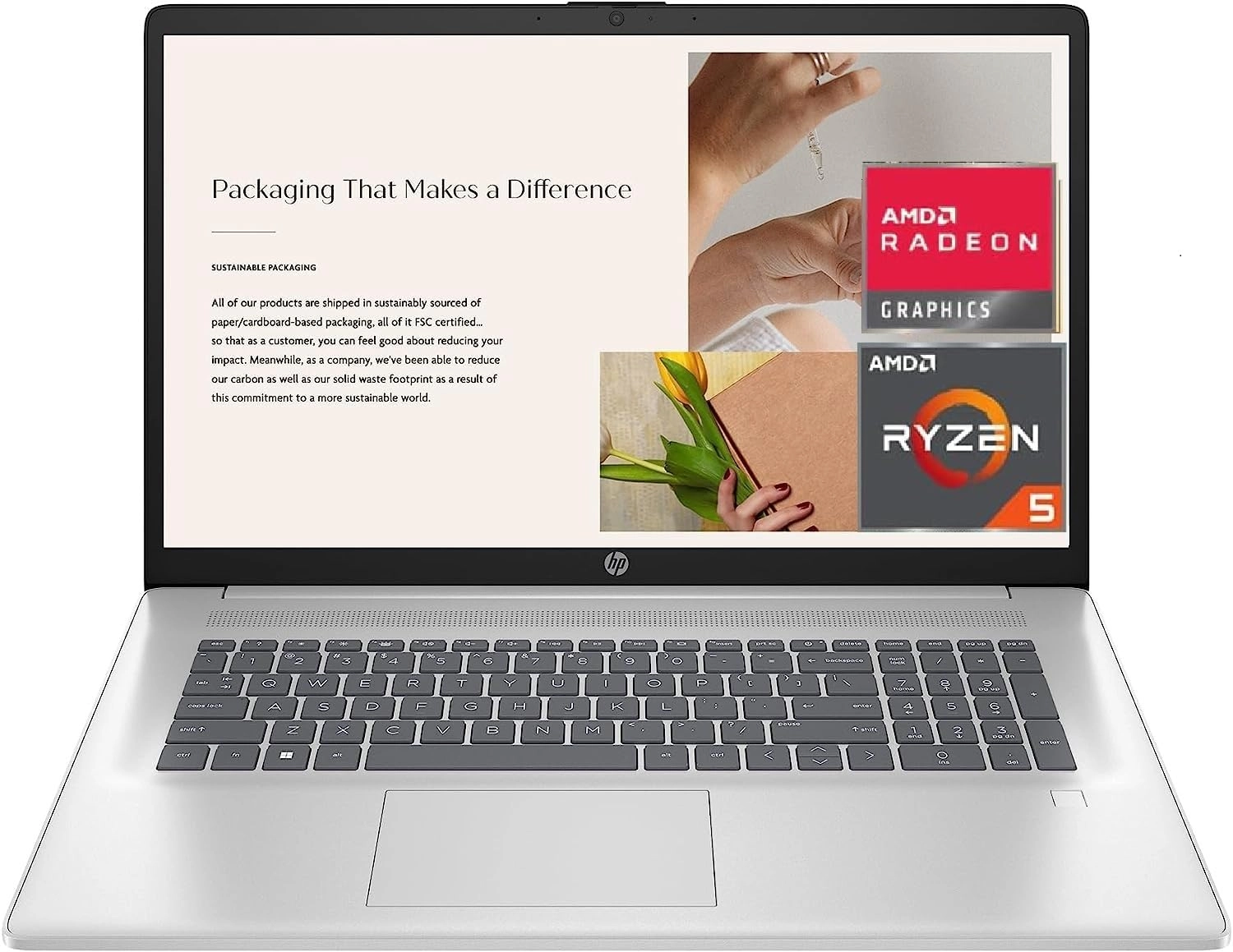 HP 17 inch Laptop 20XW003KUS - 17'' Ryzen 5 5500U 20GB DDR4 1TB SSD