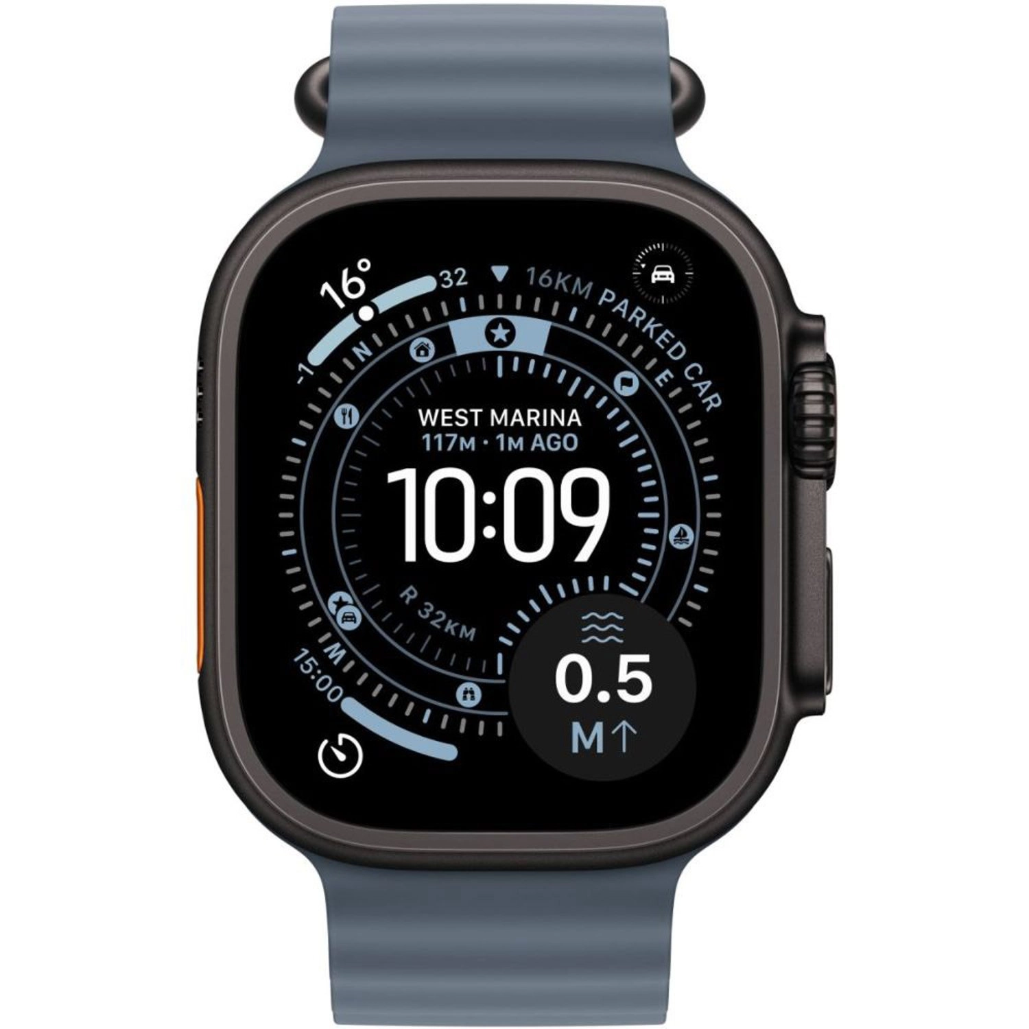 Titanium Finish Watch Band Extension for Apple Watch - 49mm