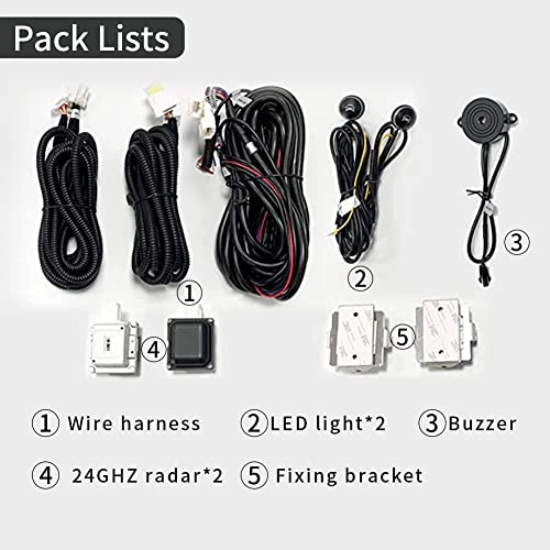 Blind Spot Detection System - 24GHz Millimeter Wave Radar Sensor