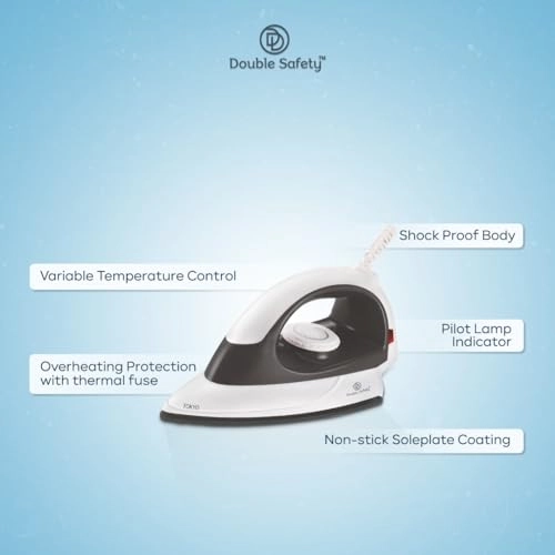 Tokyo Dry Iron - 1000W Black and white