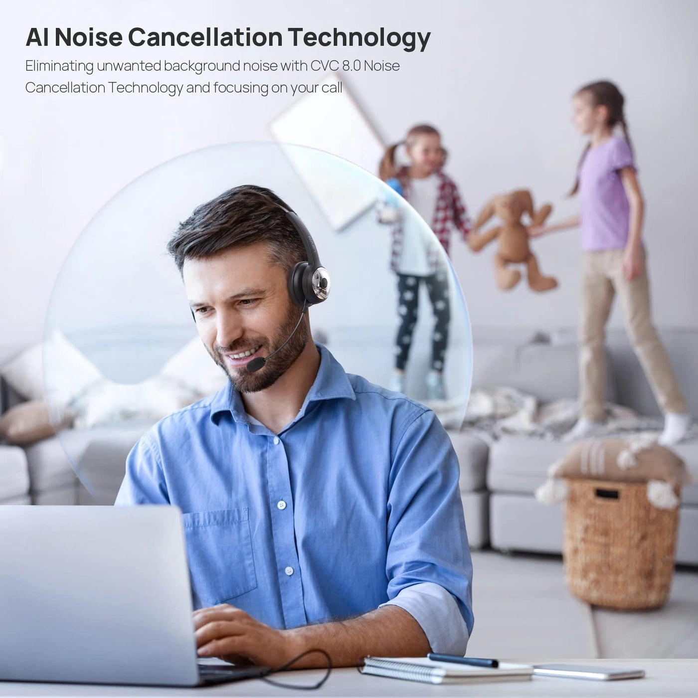 Bluetooth 5.0 Headset Wireless Headset