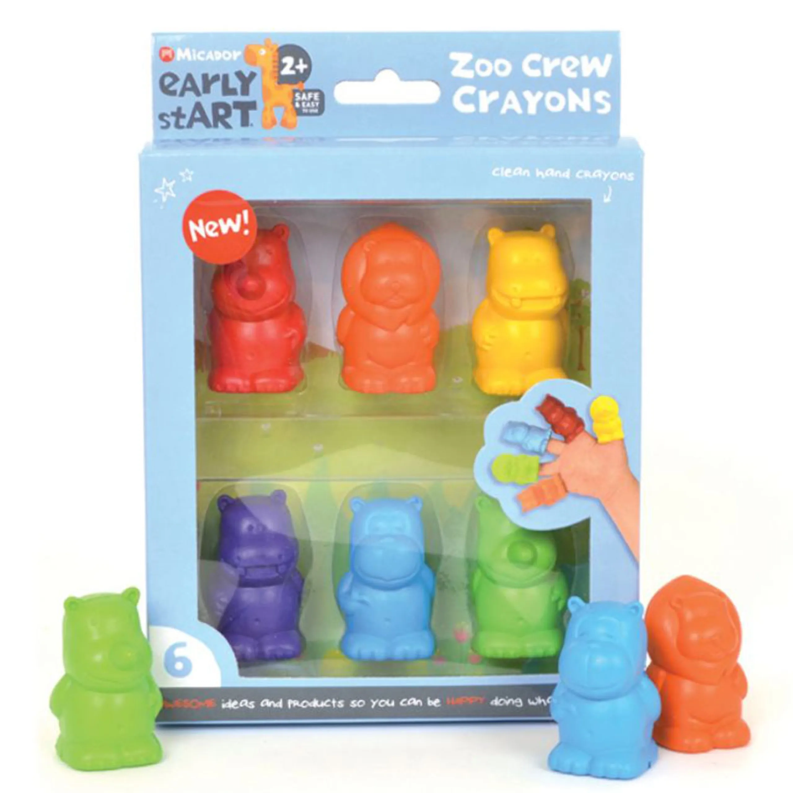 Zoo Crew Crayons - 6 piece(s)