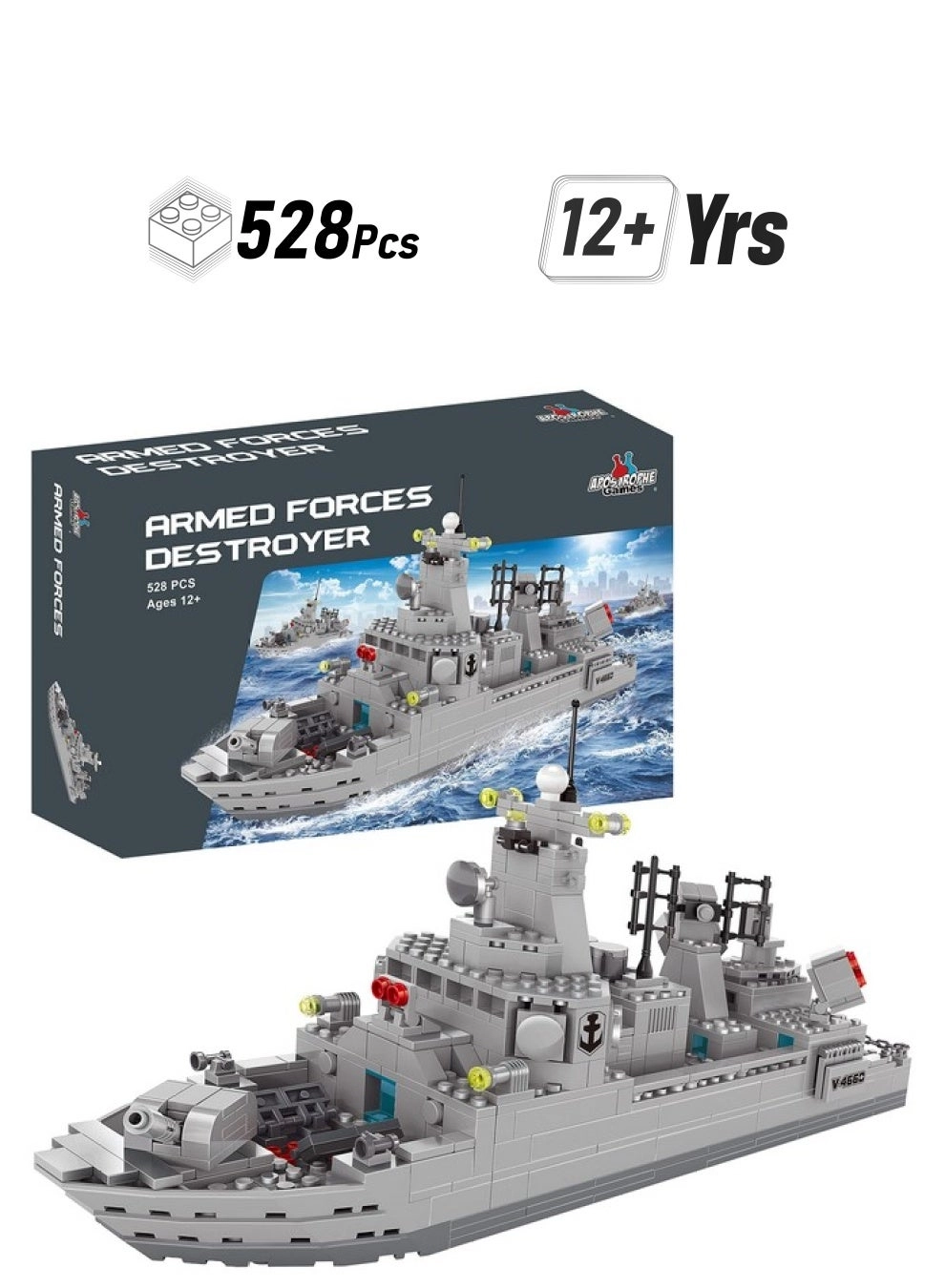 Apostrophe Games Navy Destroyer - 528 pcs