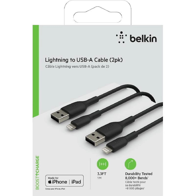 Belkin Lightning to USB Smartphone Sync Cable - Lightning to USB 1m