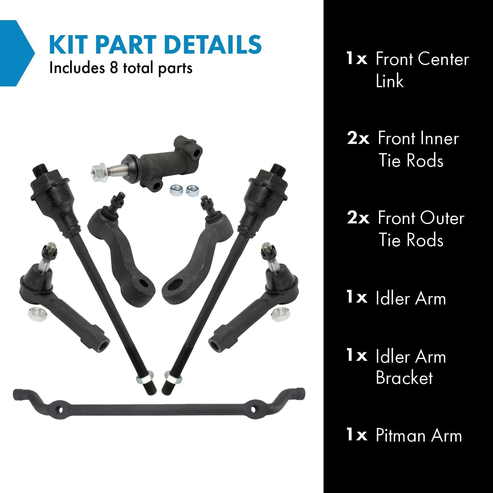 PSA34609 - 8 Piece Steering Kit